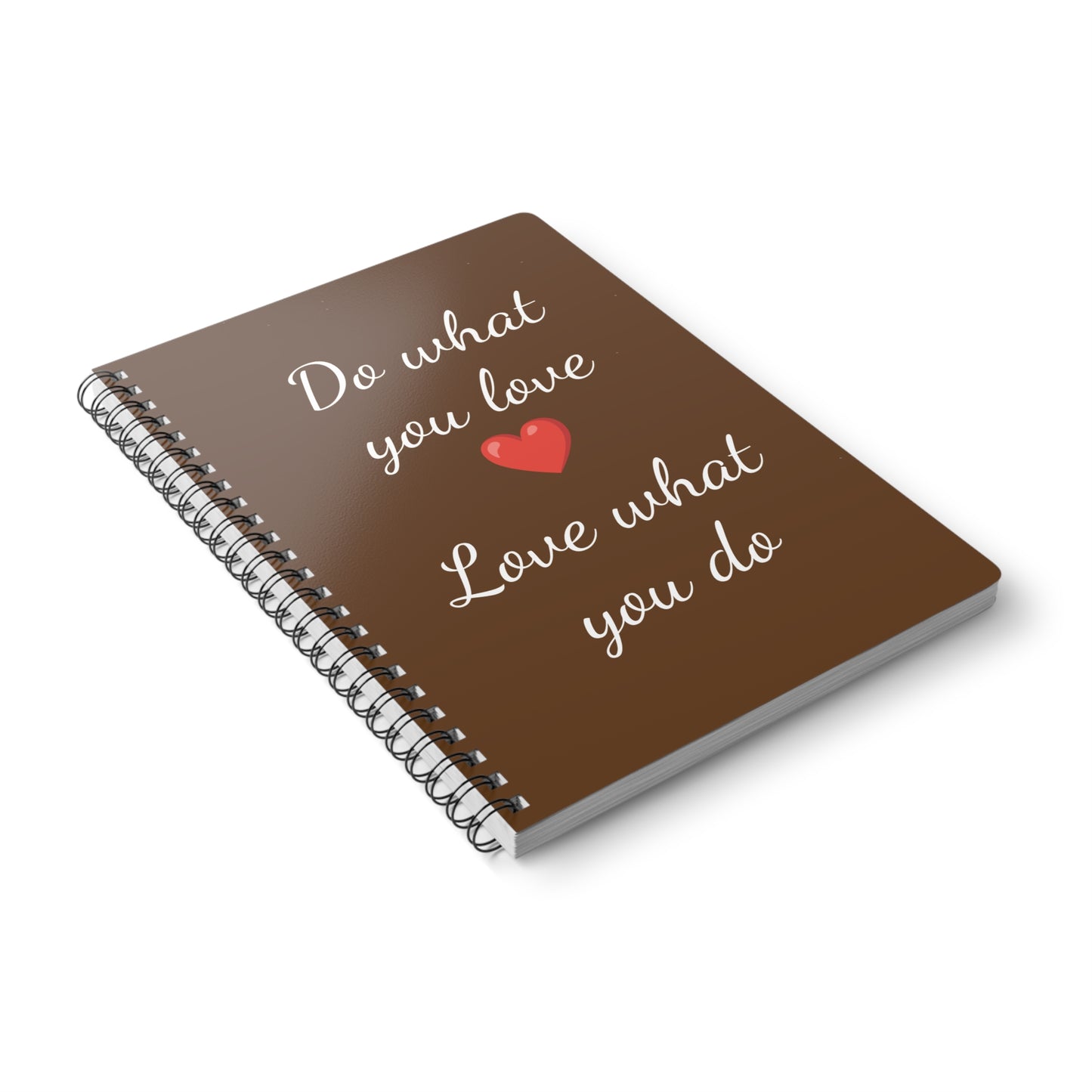 Do What You Love” Motivational Notebook – A5 Wirobound, Softcover Journal for Inspiration, Writing, and Creativity