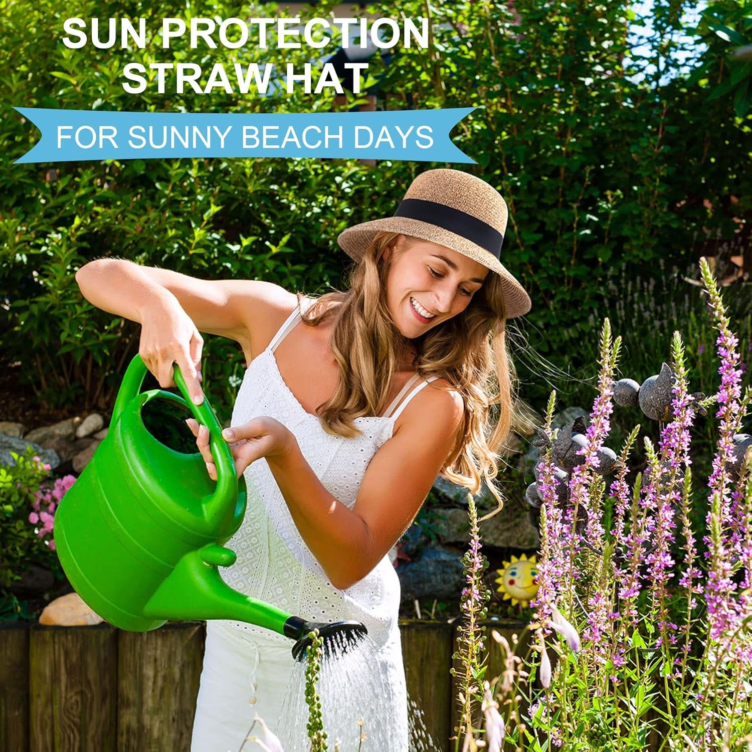 Sun Hats for Women UPF 50+ Women'S Lightweight Foldable/Packable Beach Sun Hat