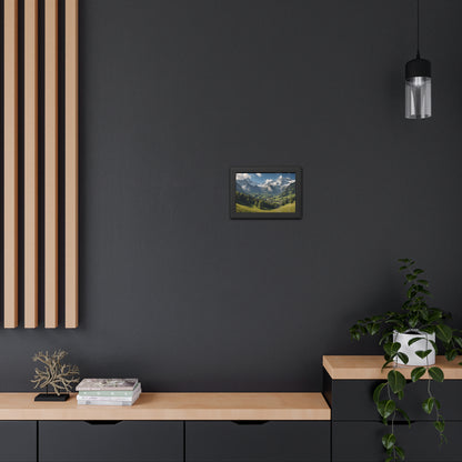Swiss Serenity | Framed Mountain Landscape Poster