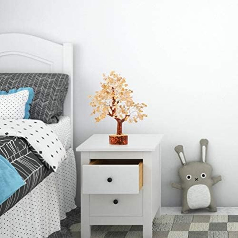 Citrine Crystal, Reiki Tree, Artificial Tree, Citrine Stone, Spiritual Decor, Living Room Decor, Money Tree, Meditation Gifts, Citrine Crystal